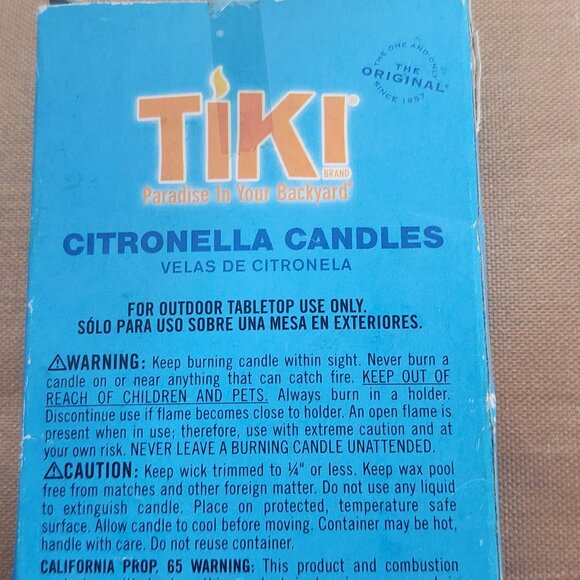 The Original Tiki Brand 12pk Tealight Citronella Candles .45oz ea. Outdoor Only - Picture 10 of 16